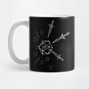 DnD D20 - Dagger Dagger Dagger! DnD Rogue Mug